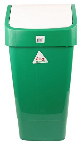 Picture of LARGE SWING TOP BINS GREEN 50ltr |Each