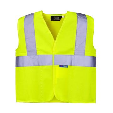 Picture of HI-VIS KIDS VEST YELLOW 4-6yrs |Each
