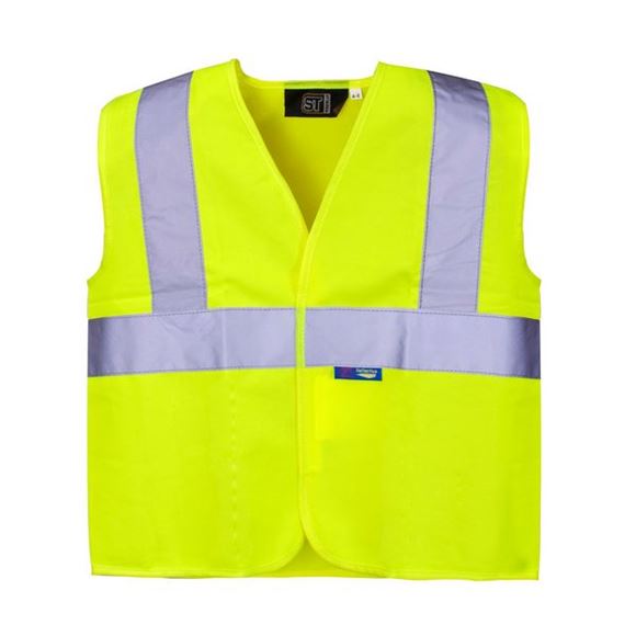 Picture of HI-VIS KIDS VEST YELLOW 4-6yrs |Each