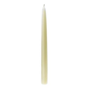Picture of 10in  IVORY TAPERED CANDLES |Ctn 50