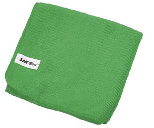 Picture of LIGHTWEIGHT GREEN MICROFIBRE CLOTH |Pack 10