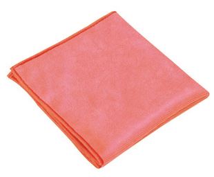 Picture of LIGHTWEIGHT RED MICROFIBRE CLOTH |Pack 10