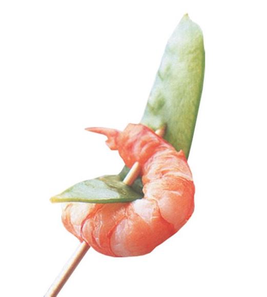 Picture of 9in  WOODEN KEBAB SKEWERS |Pack 200