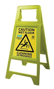 Picture of CAUTION WET FLOOR CLEANING IN PROGRESS SIGN |Each