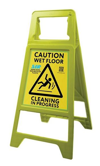 Picture of CAUTION WET FLOOR CLEANING IN PROGRESS SIGN |Each