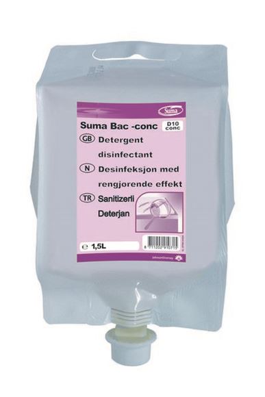 Picture of SUMA BAC CONCENTRATED D10 SANITISER |4x1.5ltr
