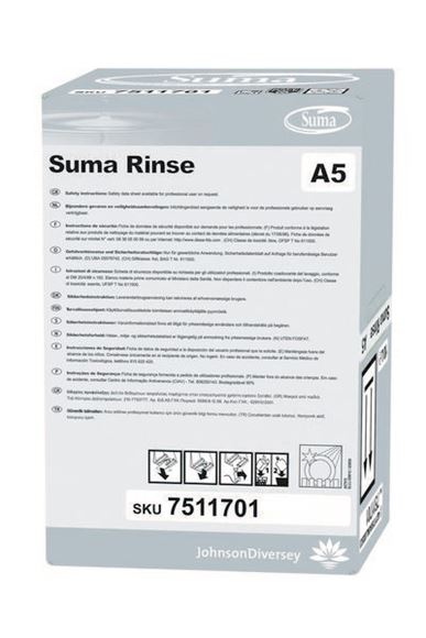 Picture of SUMA RINSE AID A5 SAFEPACK |10ltr