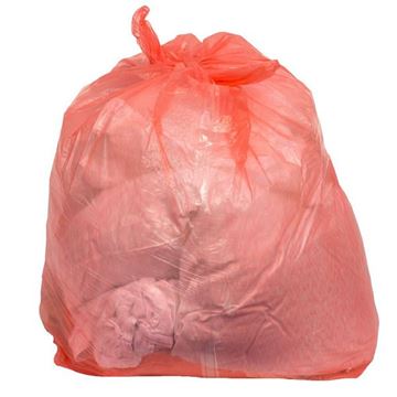 Picture of 18x28x30 RED SOLUBLE LAUNDRY BAGS |Ctn 200