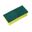 Picture of BUDGET GREEN SPONGE BACK SCOURERS |Pack 10