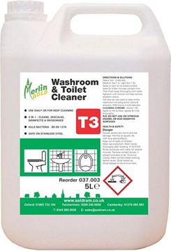 Picture of MERLIN T03 WASHROOM & TOILET CLEANER |2x5ltr