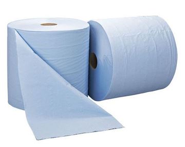 Picture of 2PLY BLUE 288mtr WORKSHOP ROLLS IBL085 |Pack 2