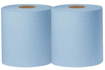 Picture of 2PLY BLUE 360mtr FORECOURT ROLLS IBL100 |Pack 2