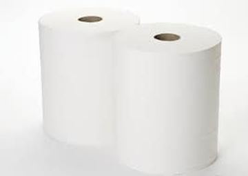 Picture of 2PLY WHITE 360mtr WIPER ROLLS IWH100 |Pack 2