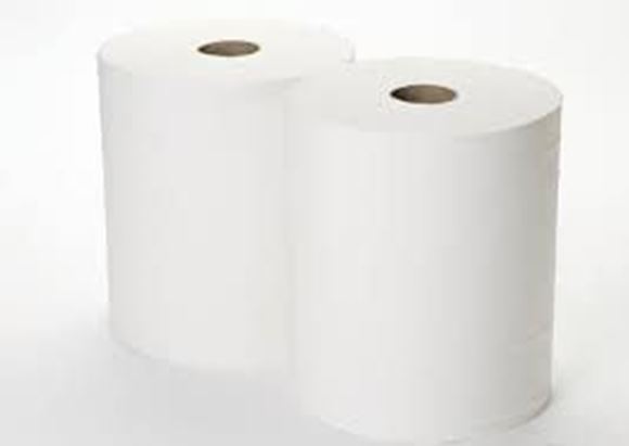 Picture of 2PLY WHITE 360mtr WIPER ROLLS IWH100 |Pack 2