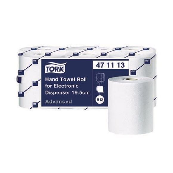 Picture of 2PLY WHITE TORK HANDTOWEL ROLL MAN DISP 19.5 |Ctn 6