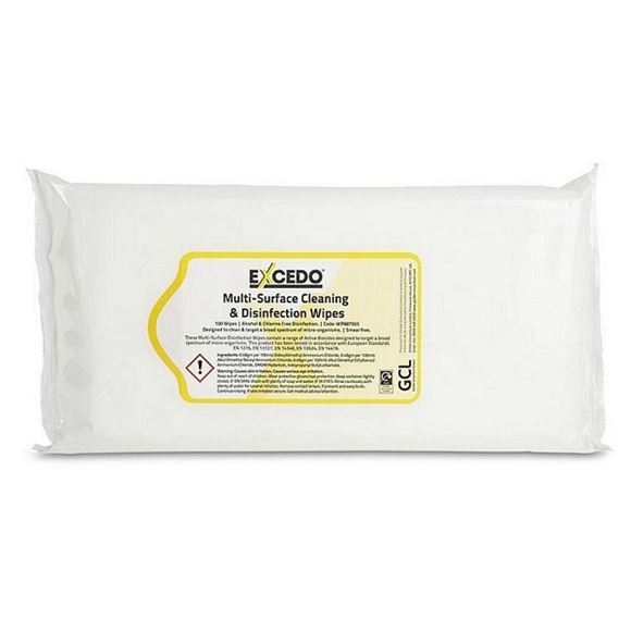 Picture of XL MULTISURFACE  DISINFECTANT WIPES - 20x27cm |Pk 100