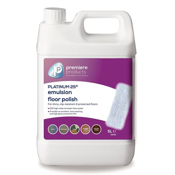 Picture of PREMIER PLATINUM 25 EMULSION FLOOR POLISH |5ltr