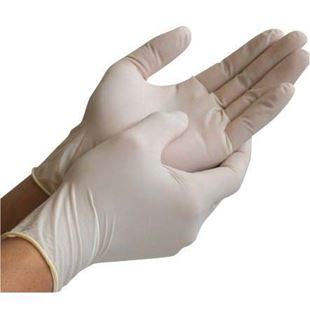Picture of LATEX POWDERED GLOVES MEDIUM |Box 100