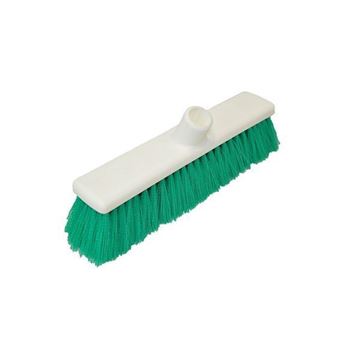 Picture of 12in SOFT GREEN NYLON BROOM & HANDLE. |Complete