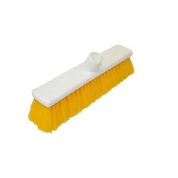 Picture of 12in SOFT YELLOW NYLON BROOM & HANDLE |Complete