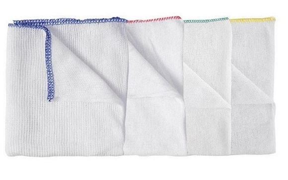 Picture of BUDGET COLOURED EDGE COTTON DISH CLOTHS