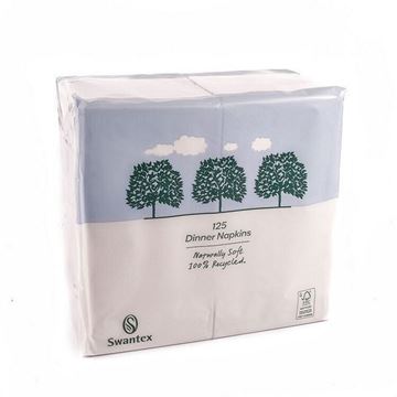 Picture of 40/3PLY WHITE NAPKINS |Ctn 1000
