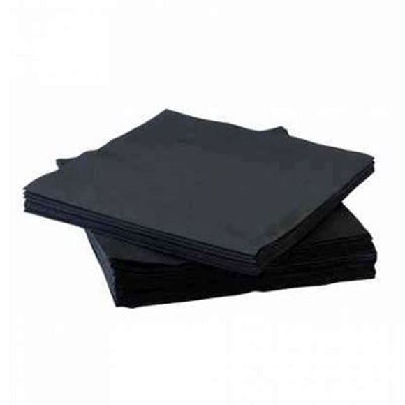 Picture of 2PLY BLACK COCKTAIL NAPKINS |Ctn 2000