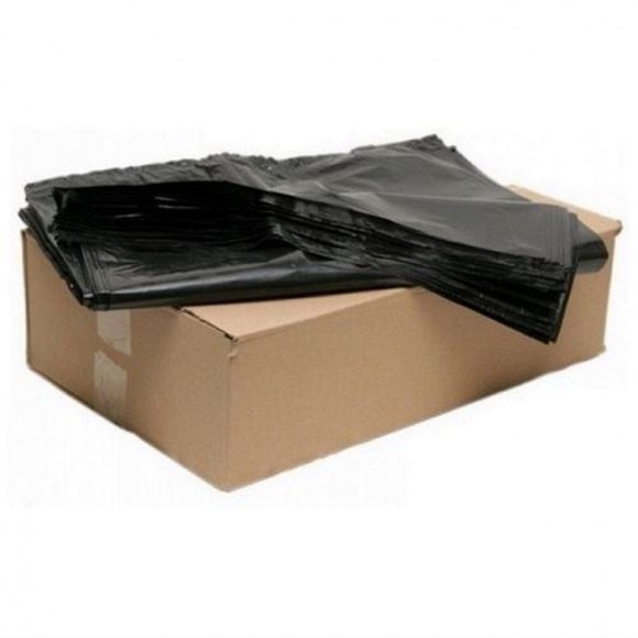 Picture of HEAVY DUTY BLACK WHEELIE BIN LINER 20KG |Ctn 100