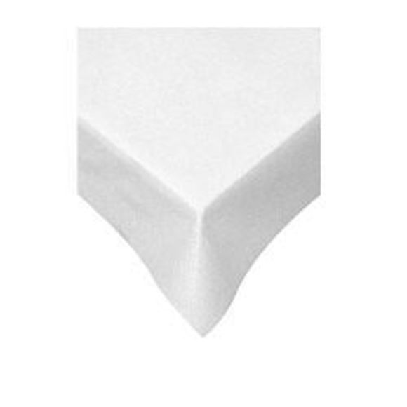 Picture of 90cm SWANSOFT WHITE TABLECOVERS |Ctn 100