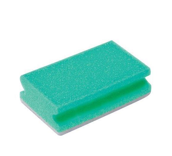 Picture of NON SCRATCH WHITE & GREEN SPONGE SCOURER |Pack 10