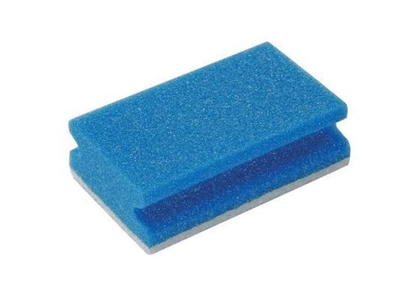Picture of NON SCRATCH WHITE & BLUE SPONGE SCOURER |Pack 10