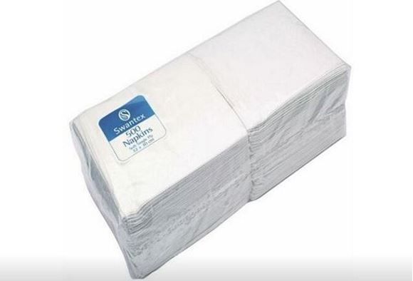 Picture of 1PLY SO SOFT WHITE NAPKINS |Ctn 5000