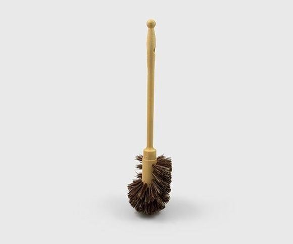Picture of NATURAL TURKS HEAD TOILET BRUSH |Each