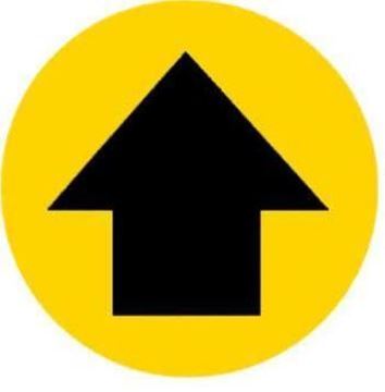 Picture of DIRECTIONAL ARROW SIGN |Each