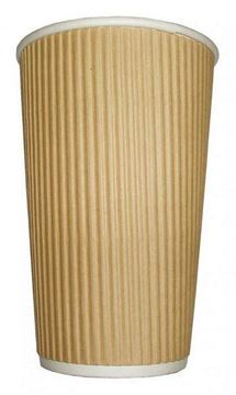 Picture of 16oz KRAFT RIPPLE CUPS |Ctn 500