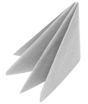 Picture of 40/3PLY SILVER NAPKINS |Pack 100