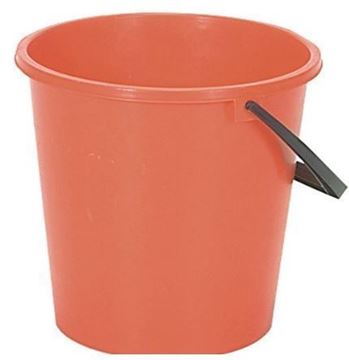 Picture of RED PLASTIC BUCKET 9ltr |Each