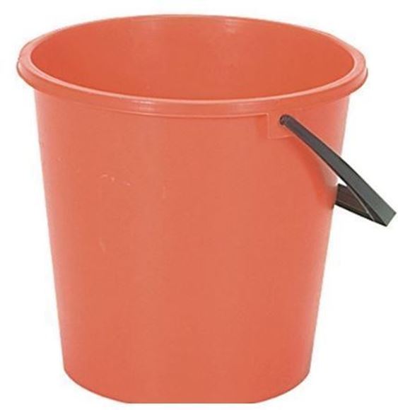 Picture of RED PLASTIC BUCKET 9ltr |Each