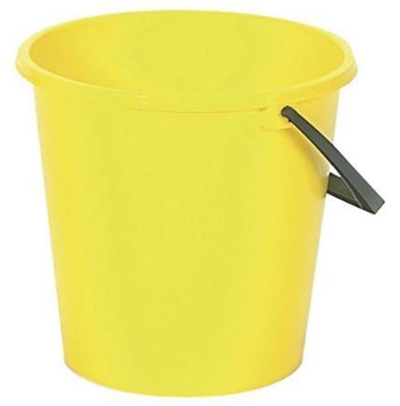Picture of YELLOW PLASTIC BUCKET 9ltr |Each