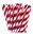 Picture of 8in RED & WHITE STRIPE PAPER STRAWS |Ctn 250