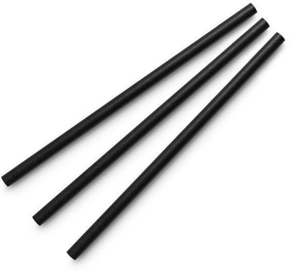 Picture of 5in BLACK PAPER COCKTAIL STRAWS |Ctn 250