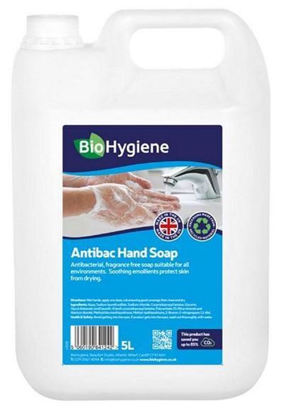 Picture of BIOHYGIENE ANTIBAC HAND SOAP UNFRAGRANCED |5ltr