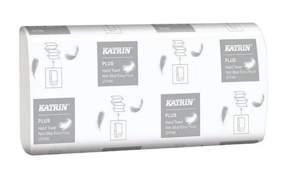 Picture of KATRIN PLUS N-STOP M2 Z-FOLD WHITE HAND TOWEL |Ctn 2400