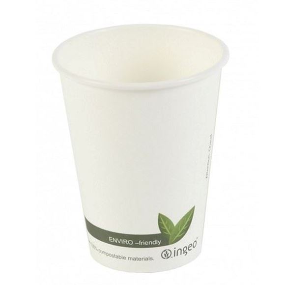 Picture of 12oz COMPOSTABLE COFFEE CUPS |Ctn 1000