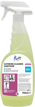 Picture of MERLIN C01 CATERING CLEANER SANITISER |6x750ml