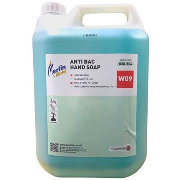Picture of MERLIN W09 ANTIBAC HAND SOAP |2x5ltr