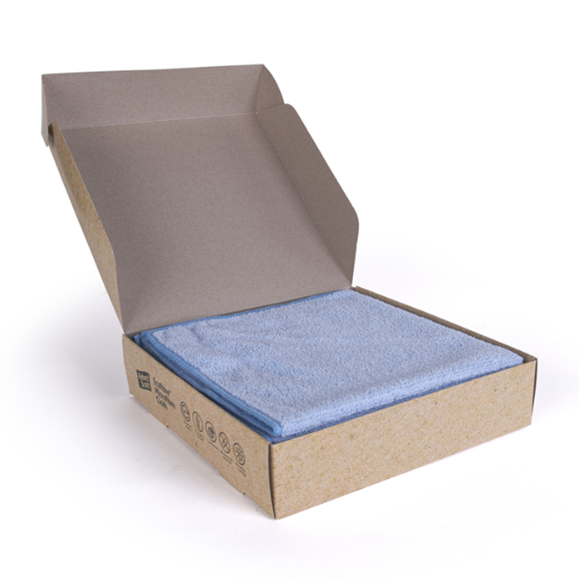 Picture of BLUE ECO MICROFIBRE CLOTHS |Pack 5