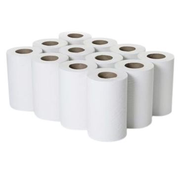 Picture of 2PLY WHITE MINI CENTREFEED ROLLS |Ctn 12