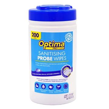 Picture of SANITISING PROBE WIPES |Tub 200