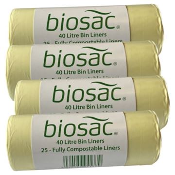 Picture of 23x26 COMPOSTABLE SWING BIN LINER 40LTR |Ctn 300